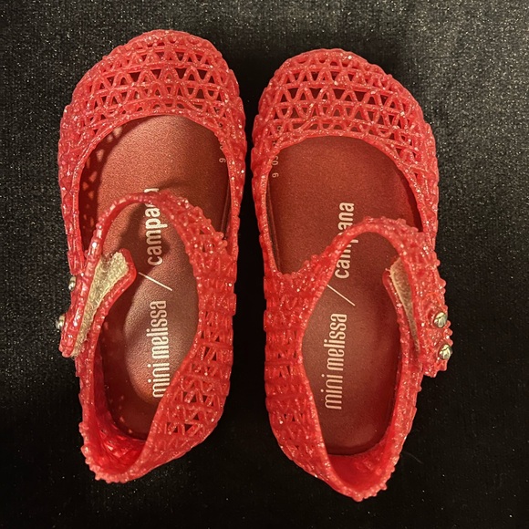 Mini Melissa Campana Red Size 6 - Picture 5 of 5